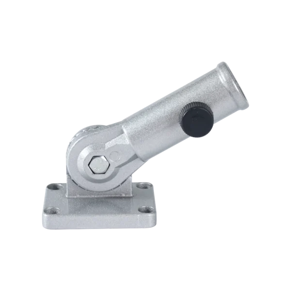 Silver adjustable flag pole bracket