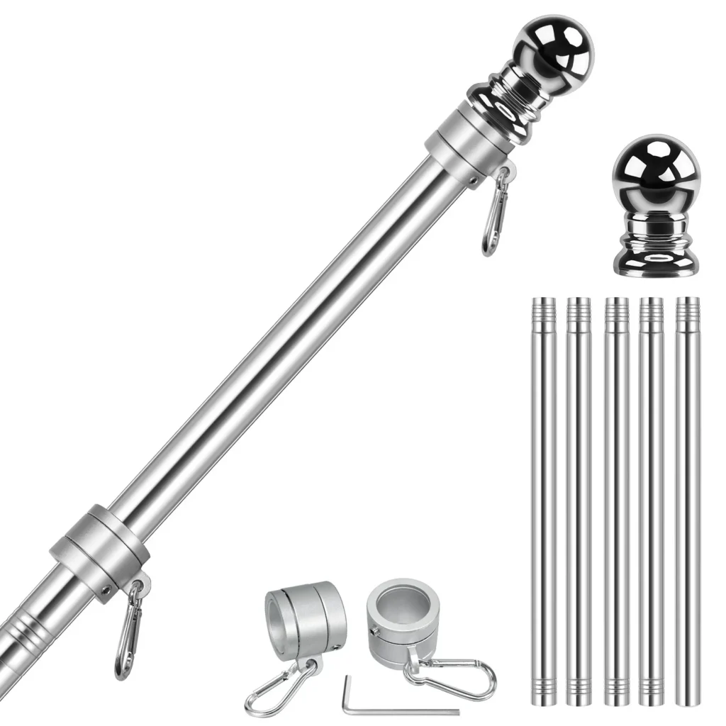 Stainless Steel Flag Pole Kit