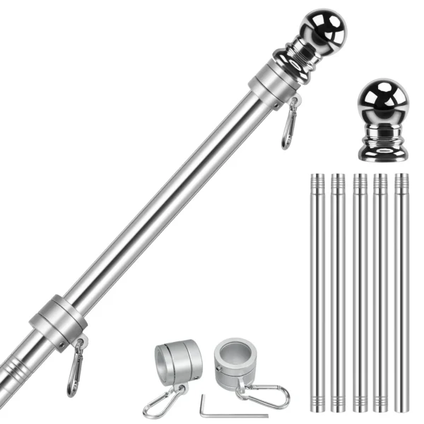 Stainless Steel Flag Pole Kit